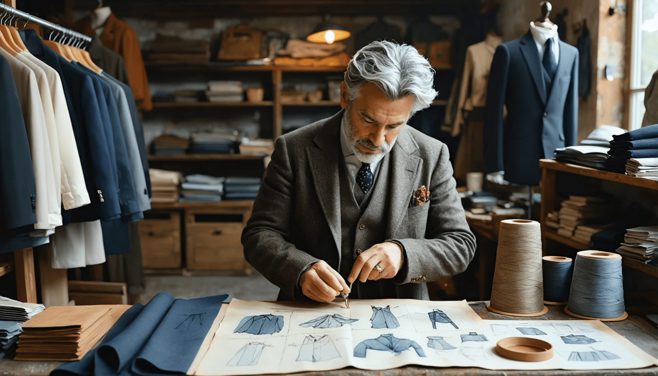 découvrez l'atelier de luca, un espace unique dédié à l'artisanat du costume sur-mesure. plongez dans un voyage fascinant où tradition et modernité se rencontrent, et laissez-vous séduire par des créations cotées sur mesure, alliant élégance et savoir-faire exceptionnel.