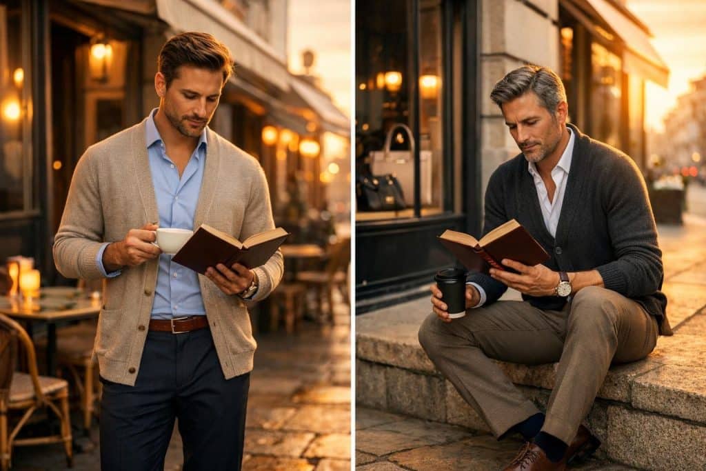 découvrez comment le cardigan s'impose comme l'accessoire incontournable du gentleman moderne, alliant élégance et confort pour un style raffiné au quotidien.