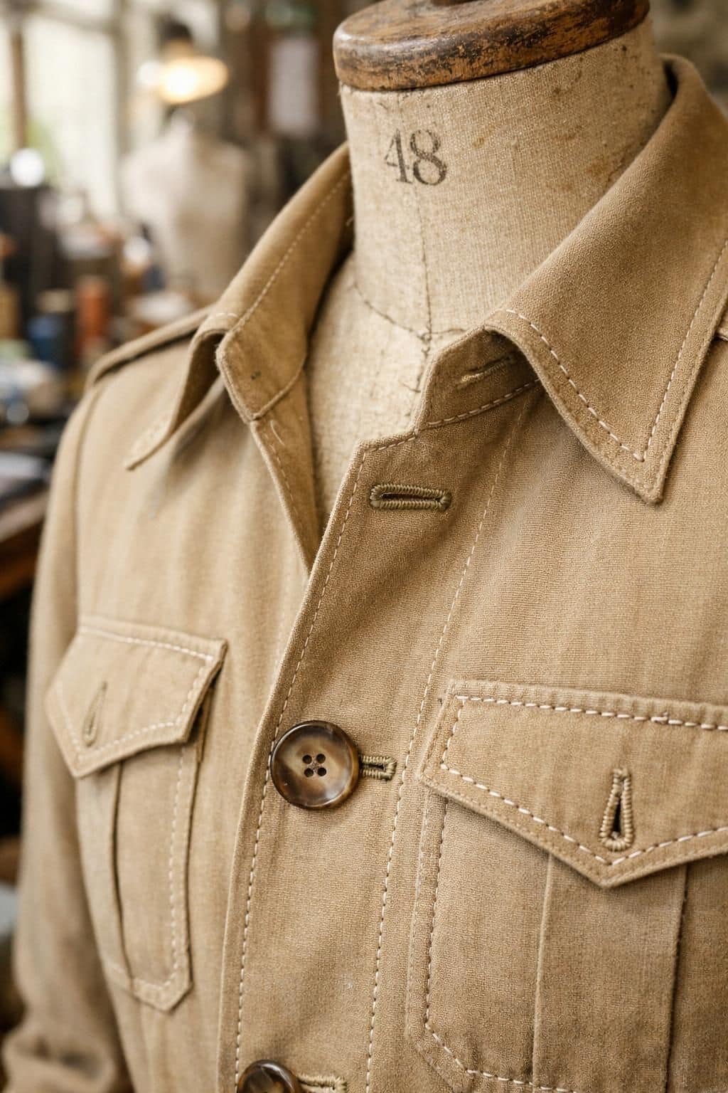 découvrez les vestes d'inspiration chasse avec un focus sur la saharienne et la veste safari, alliant style et fonctionnalité pour un look outdoor élégant.