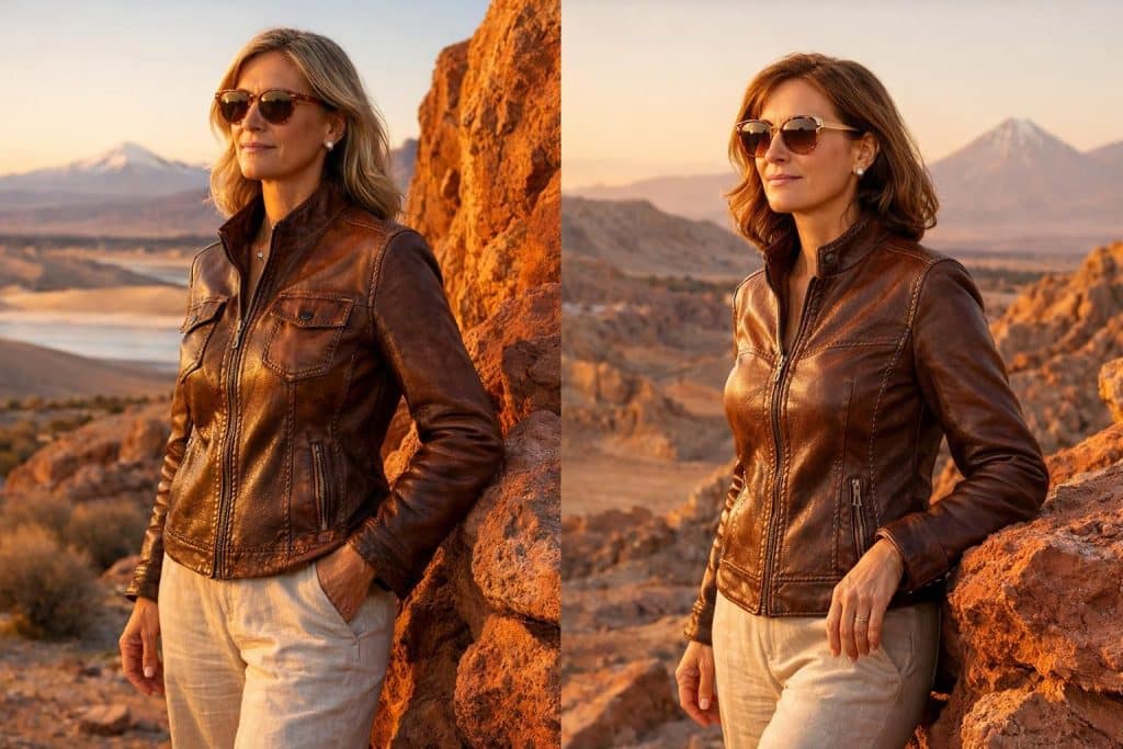 découvrez la veste en cuir atacama, une pièce artisanale sur mesure alliant élégance et savoir-faire italien pour un style unique et sophistiqué.