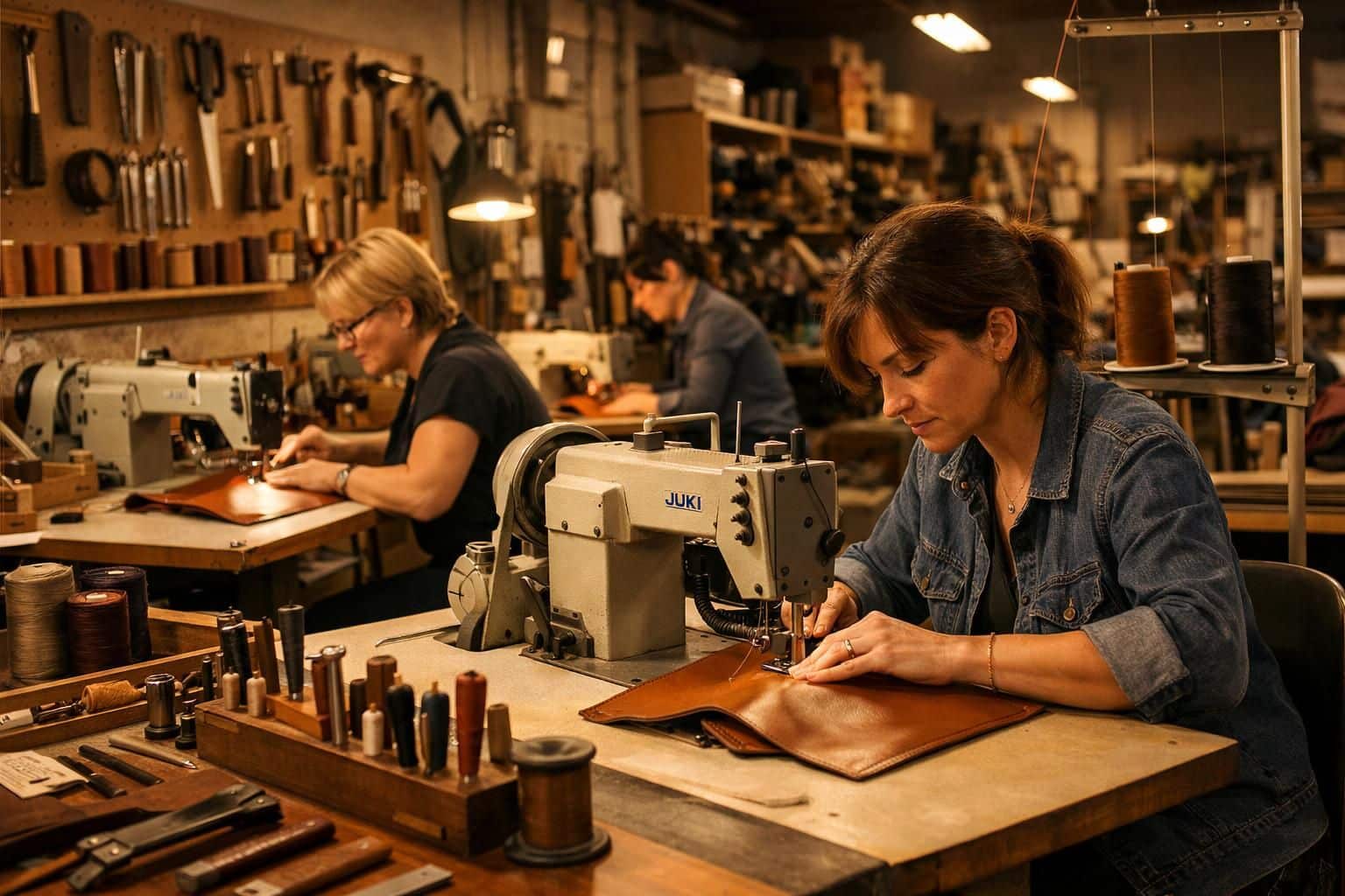 découvrez comment la sous-traitance et les techniques artisanales s'allient pour créer l'excellence dans la maroquinerie de luxe, alliant savoir-faire traditionnel et innovation.