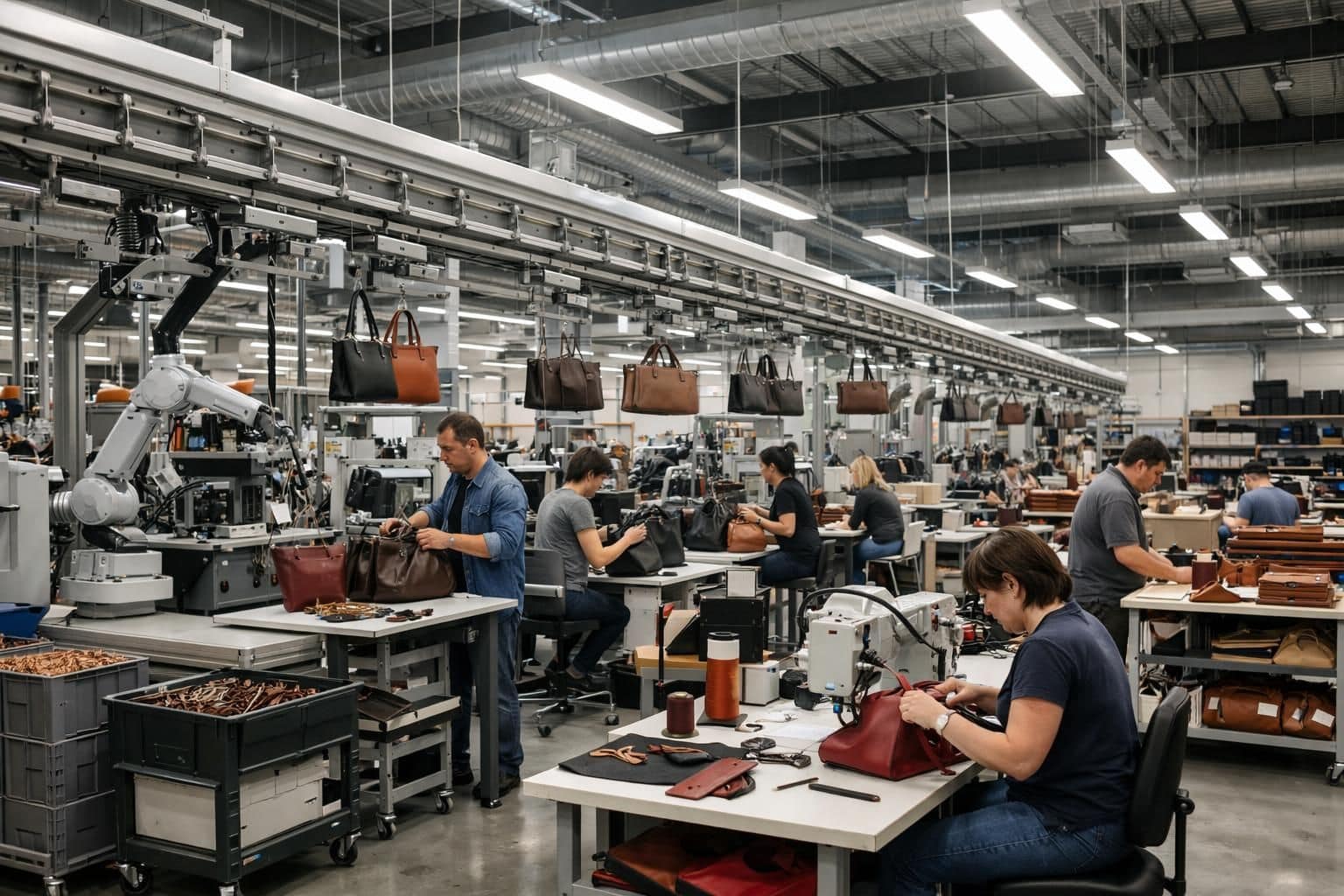 découvrez comment la sous-traitance et les techniques artisanales se conjuguent pour façonner l'excellence de la maroquinerie de luxe, alliant savoir-faire traditionnel et qualité exceptionnelle.