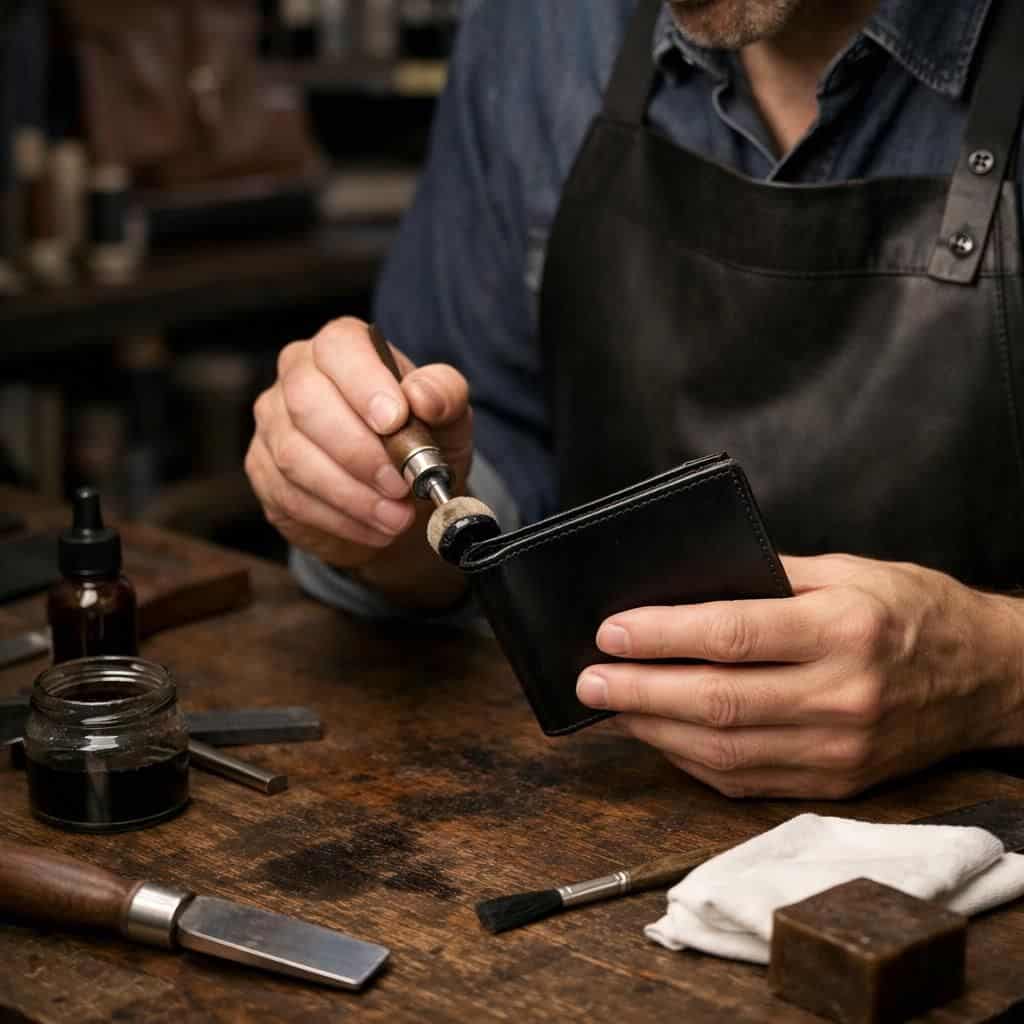 découvrez les techniques artisanales en maroquinerie pour maîtriser les finitions de tranche et obtenir un rendu impeccable, alliant savoir-faire traditionnel et qualité durable.