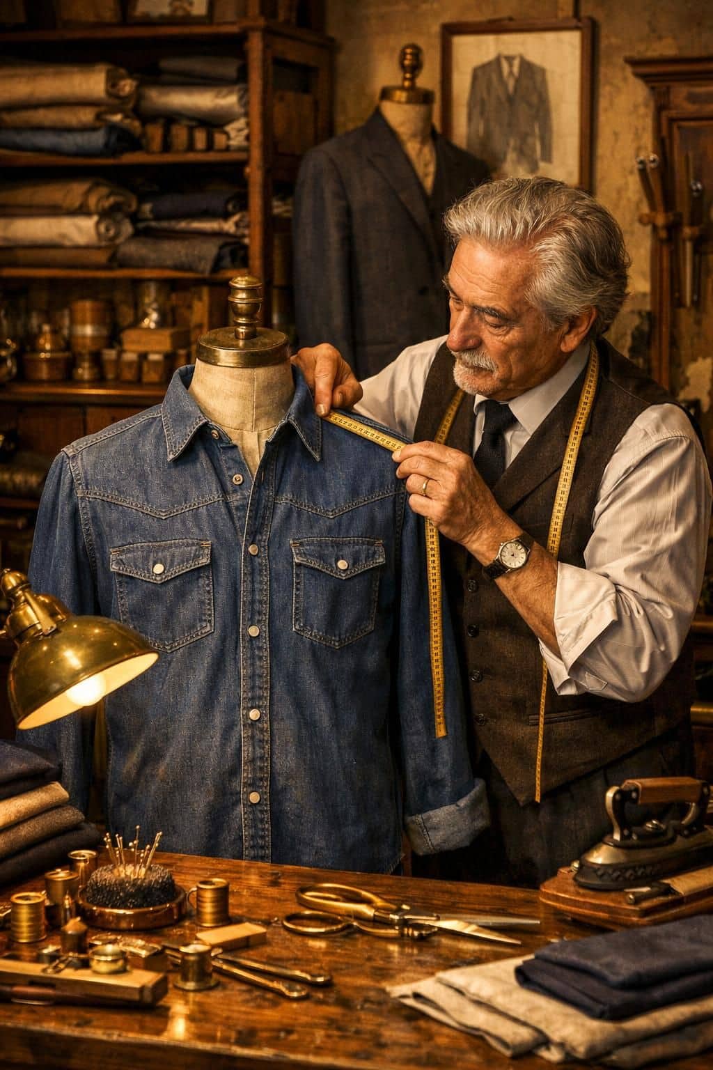 découvrez comment les artisans de la mode réinventent la chemise denim, une pièce iconique, dans une véritable révolution stylistique alliant tradition et modernité.